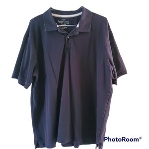 Faded Glory Short Sleeve Black Polo Size 3XL